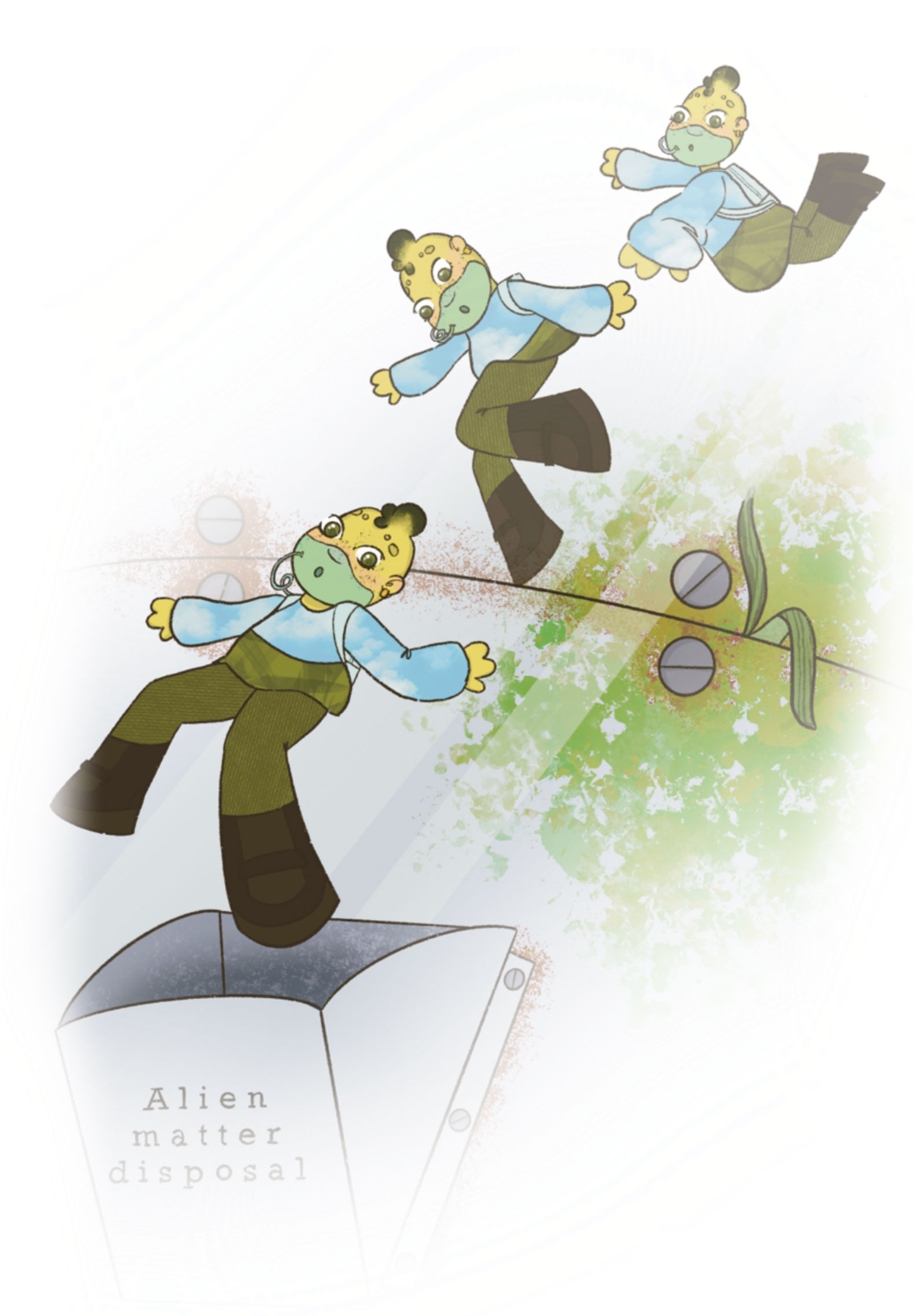 Hy-fall@2x Hy Falling into the Alien Matter Disposal