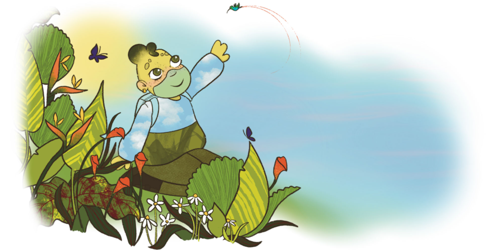 Pally-park@2x Hy in Palloncini Park playing with wildlife